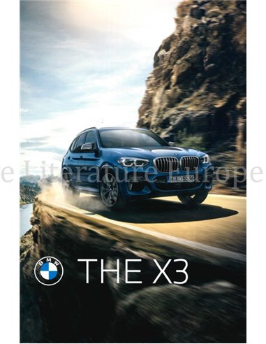 2020 BMW X3 BROCHURE DUTCH