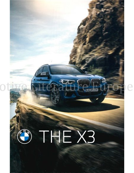 2020 BMW X3 BROCHURE NEDERLANDS