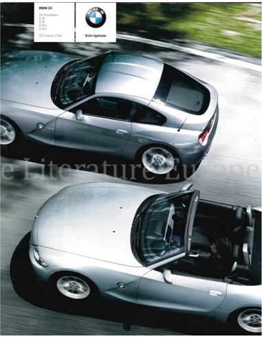 2007 BMW Z4 ROADSTER | COUPE BROCHURE NEDERLANDS