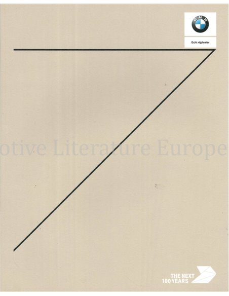 2017 BMW 7ER PROSPEKT NIEDERLÄNDISCH