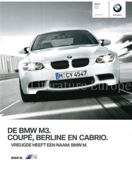 2011 BMW M3 COUPE | LIMOUSINE | CABRIO PROSPEKT ENGLISCH