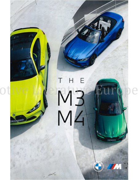 2022 BMW M3 | M4 PROSPEKT ENGLISCH