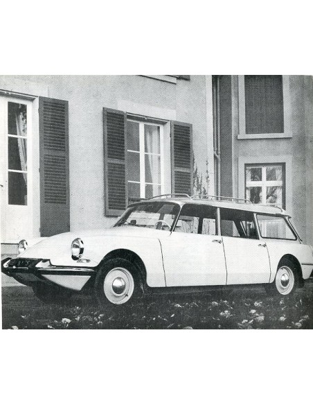 1966 CITROEN 19 & 21 BREAK INSTRUCTIEBOEKJE NEDERLANDS