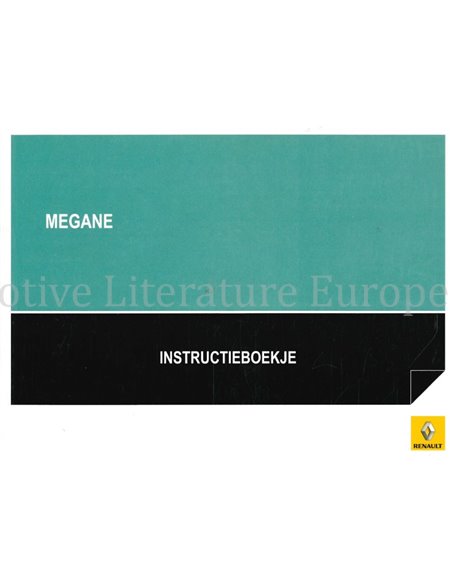 2008 RENAULT MEGANE WAGON OWNERS MANUAL DUTCH