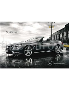 2012 MERCEDES BENZ SL KLASSE BROCHURE DEUTSCH