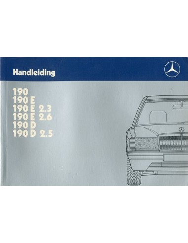 1987 MERCEDES BENZ 190 INSTRUCTIEBOEKJE NEDERLANDS