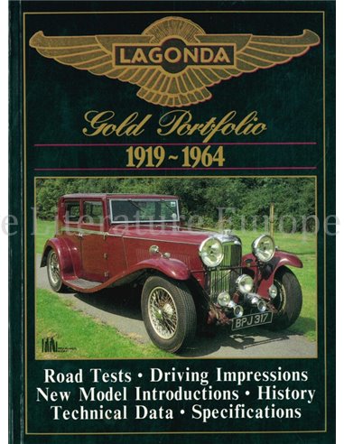 LAGONDA GOLD PORTFOLIO 1919 - 1964 (BROOKLANDS)