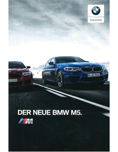 2017 BMW M5 BROCHURE GERMAN