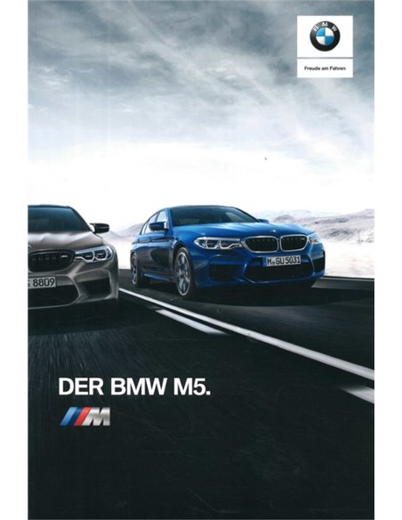 2018 BMW M5 BROCHURE DUITS