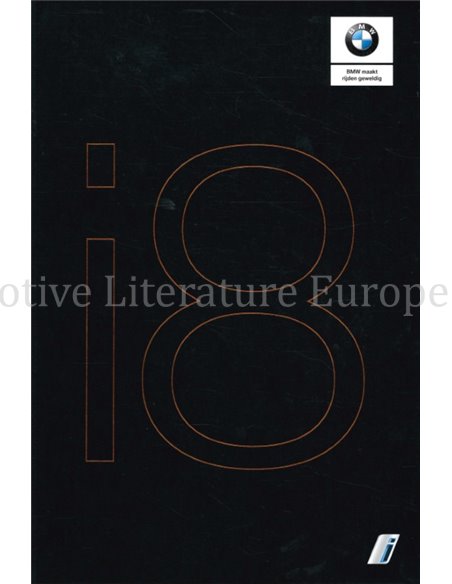 2018 BMW I8 BROCHURE DUTCH