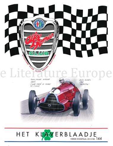 2013 ALFA ROMEO CLUB HET KLAVERBLAADJE 144 NEDERLANDS