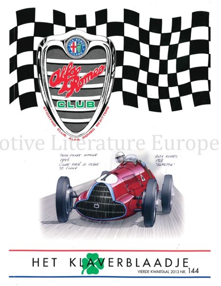 2013 ALFA ROMEO CLUB HET KLAVERBLAADJE 144 NEDERLANDS