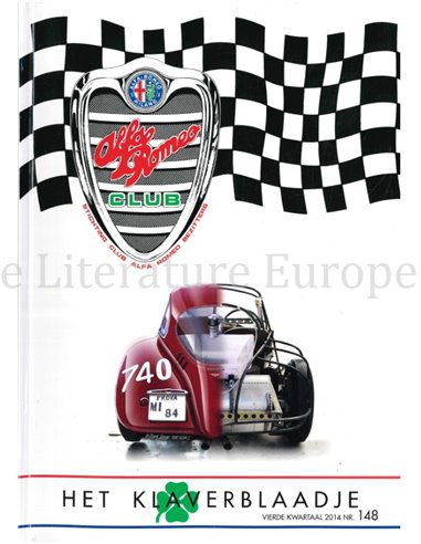 2014 ALFA ROMEO CLUB HET KLAVERBLAADJE 148 NEDERLANDS