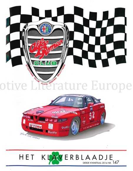 2014 ALFA ROMEO CLUB HET KLAVERBLAADJE 147 NIEDERLÄNDISCH