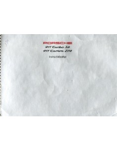 1993 PORSCHE 911 TURBO & CARRERA INSTRUCTIEBOEKJE NEDERLANDS
