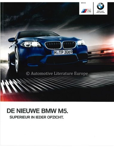 2013 BMW M5 BROCHURE NEDERLANDS