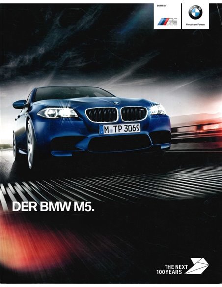 2016 BMW M5 BROCHURE DUITS