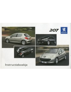 2006 PEUGEOT 207 INSTRUCTIEBOEKJE NEDERLANDS