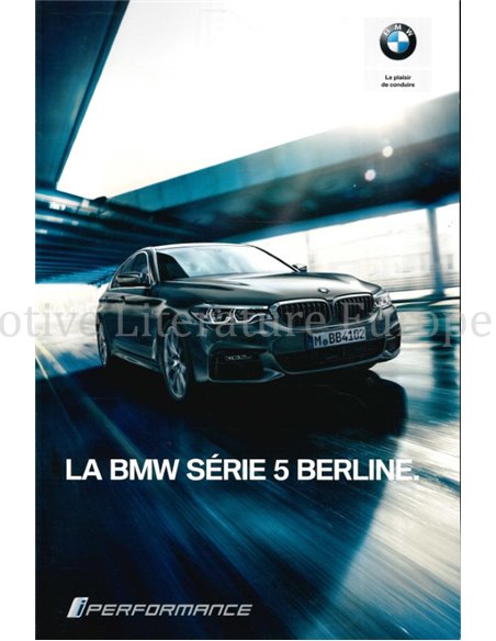 2018 BMW 5 SERIE SEDAN BROCHURE FRANS