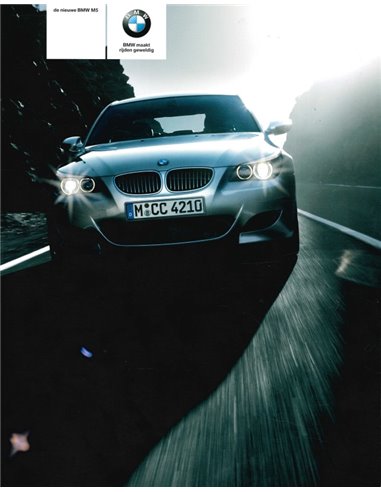 2004 BMW M5 BROCHURE DUTCH