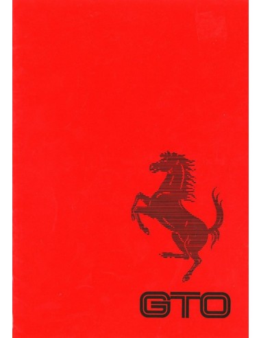 1984 FERRARI 288 GTO BROCHURE 1/300 GELIMITEERD