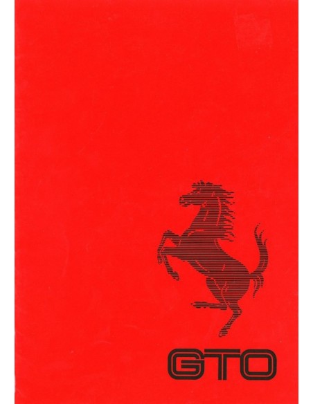 1984 FERRARI 288 GTO BROCHURE 1/300 GELIMITEERD