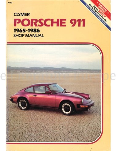 PORSCHE 911 1965 - 1986 SHOP MANUAL