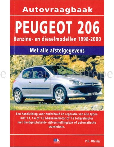 1998 - 2000 PEUGEOT 206 BENZIN DIESEL REPARATURHANDBUCH