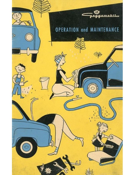 1965 GLAS GOGGOMOBIL SEDAN & COUPE INSTRUCTIEBOEKJE ENGELS