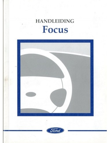 2001 FORD FOCUS OWNERS MANUAL DUTCH