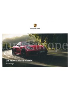 2018 PORSCHE 718 CAYMAN | BOXSTER HARDCOVER BROCHURE DUITS