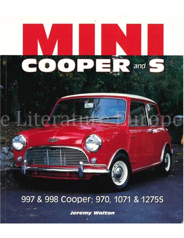 MINI - COOPER AND S, 997 & 998 COOPER 970, 1071 & 1275 S 