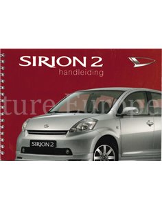 2005 DAIHATSU SIRION BETRIEBSANLEITUNG NIEDERLÄNDISCH