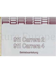 1990 PORSCHE 911 CARRERA 2 | 4 INSTRUCTIEBOEKJE DUITS