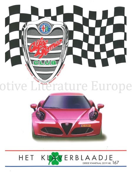 2019 ALFA ROMEO CLUB HET KLAVERBLAADJE 167 NIEDERLANDISCH