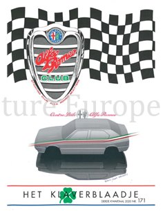 2020 ALFA ROMEO CLUB HET KLAVERBLAADJE 171 NIEDERLANDISCH