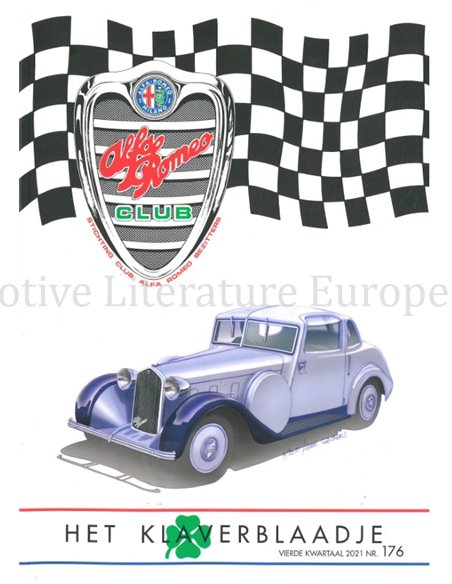 2021 ALFA ROMEO CLUB HET KLAVERBLAADJE 176 NIEDERLANDISCH