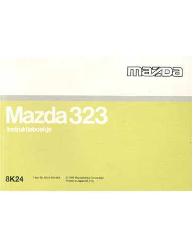 1992 MAZDA 323 INSTRUCTIEBOEKJE NEDERLANDS