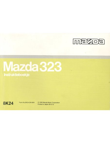1992 MAZDA 323 OWNERS MANUAL HANDBOOK DUTCH