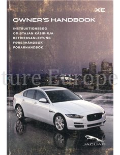 2015 JAGUAR XE INSTRUCTIEBOEKJE DUITS
