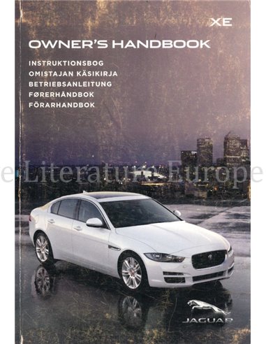 2015 JAGUAR XE INSTRUCTIEBOEKJE DUITS