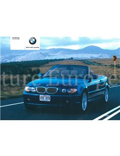 2004 BMW 3 SERIE CABRIO INSTRUCTIEBOEKJE NEDERLANDS