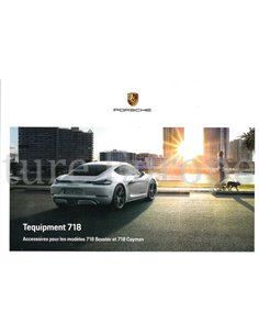 2018 PORSCHE 718 BOXSTER | CAYMAN TEQUIPMENT PROSPEKT FRANZÖSISCH