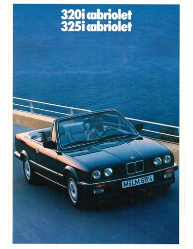 1987 BMW 3 SERIES CONVERTIBLE BROCHURE FRENCH
