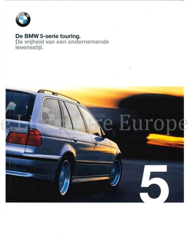 2000 BMW 5 SERIES TOURING BROCHURE DUTCH
