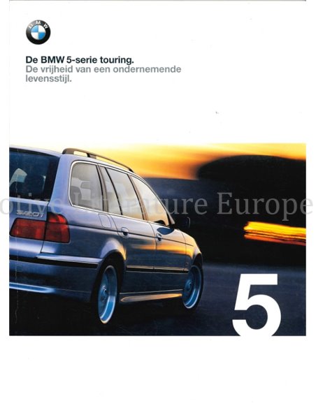 2000 BMW 5ER TOURING PROSPEKT NIEDERLÄNDISCH