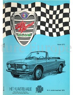 1978 ALFA ROMEO CLUB HET KLAVERBLAADJE 04 NIEDERLÄNDISCH