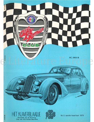1979 ALFA ROMEO CLUB HET KLAVERBLAADJE 05 NIEDERLÄNDISCH