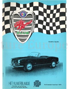 1979 ALFA ROMEO CLUB HET KLAVERBLAADJE 06 NEDERLANDS