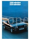 1988 BMW 3 SERIES CONVERTIBLE BROCHURE FRENCH